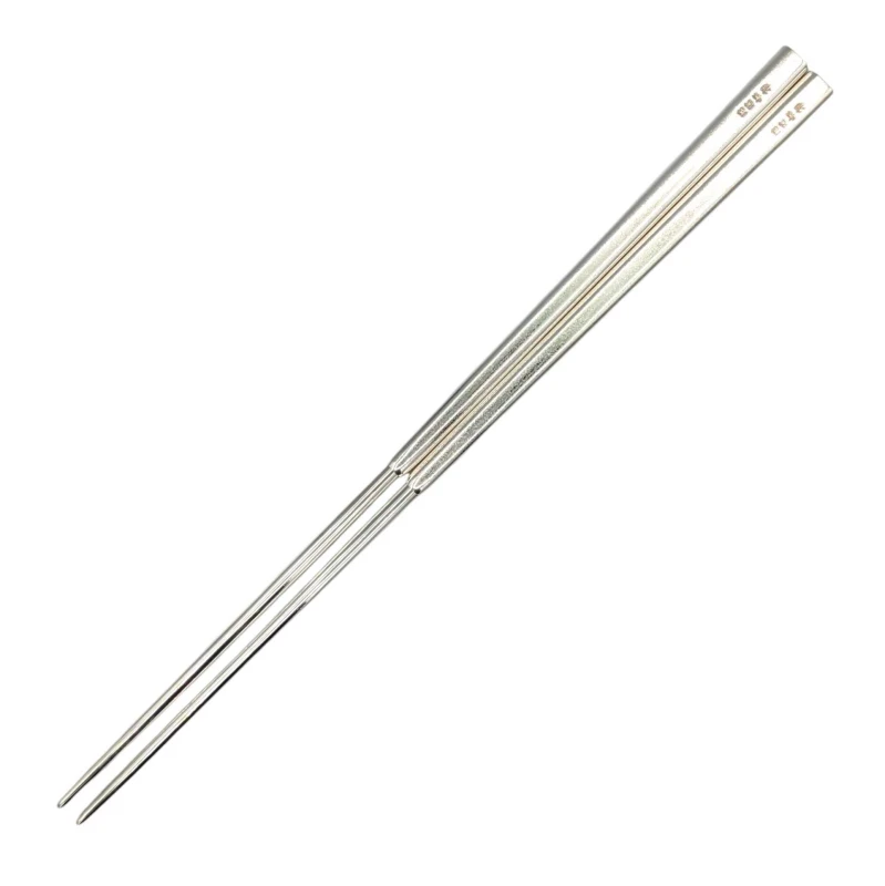 振り出し銀箸　金荒し　22.5cm 3枚目