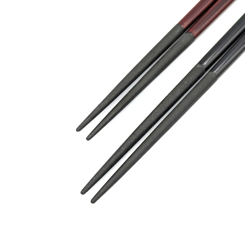 【送料無料】京漆器　RURI AKANE夫婦箸セット【桐箱入】 1枚目