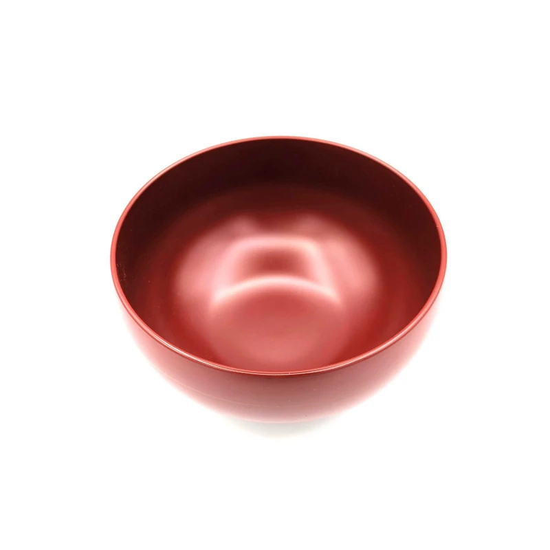 会津塗　モダンボウル(朱) 2枚目