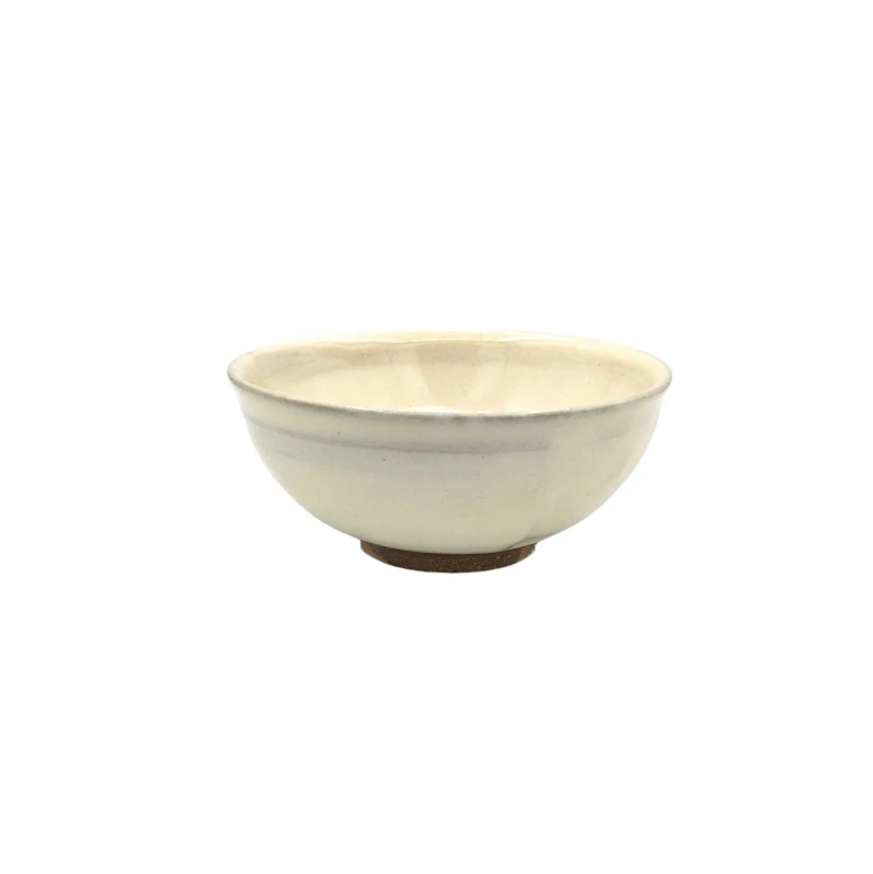 京焼　飯碗　本粉引(小)