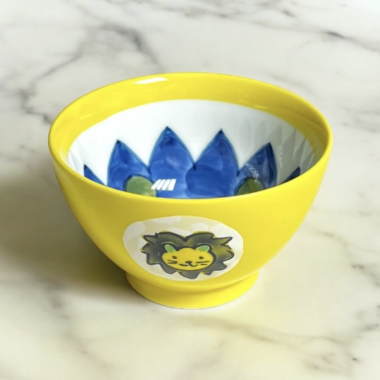 なかよし・らいおん　茶碗