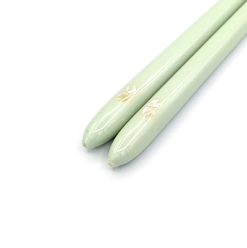 食洗機対応　若狭塗箸　しずく桜　薄水色(大) 3枚目