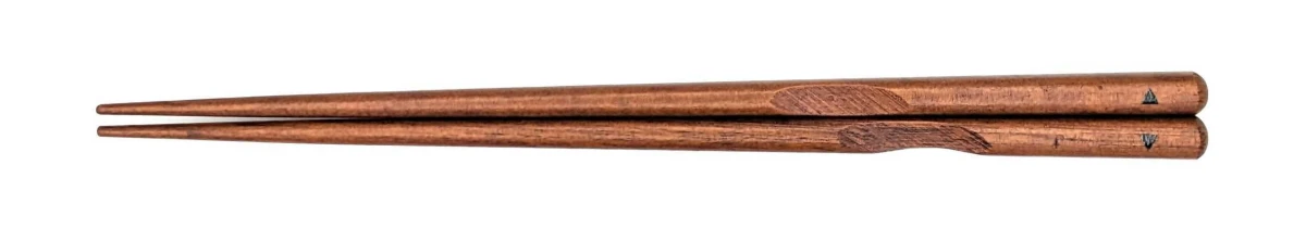 箸使い　茶　21.5cm