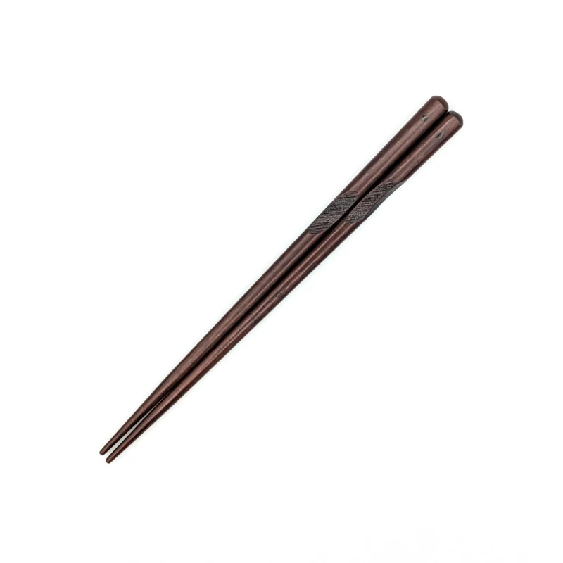 箸使い　茶　18cm 1枚目