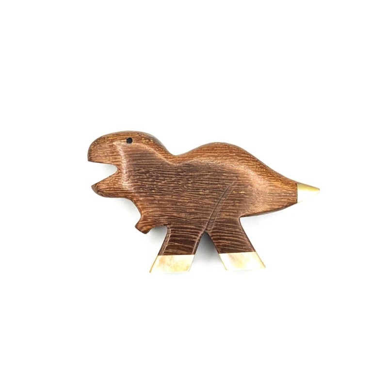 木製箸置　ティラノサウルス