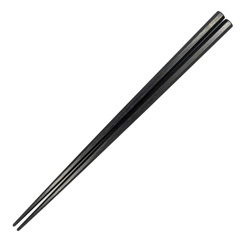 八角黒檀携帯箸　黒檀(大) 1枚目
