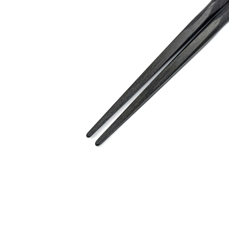 削り黒檀携帯箸　黒檀(大) 2枚目
