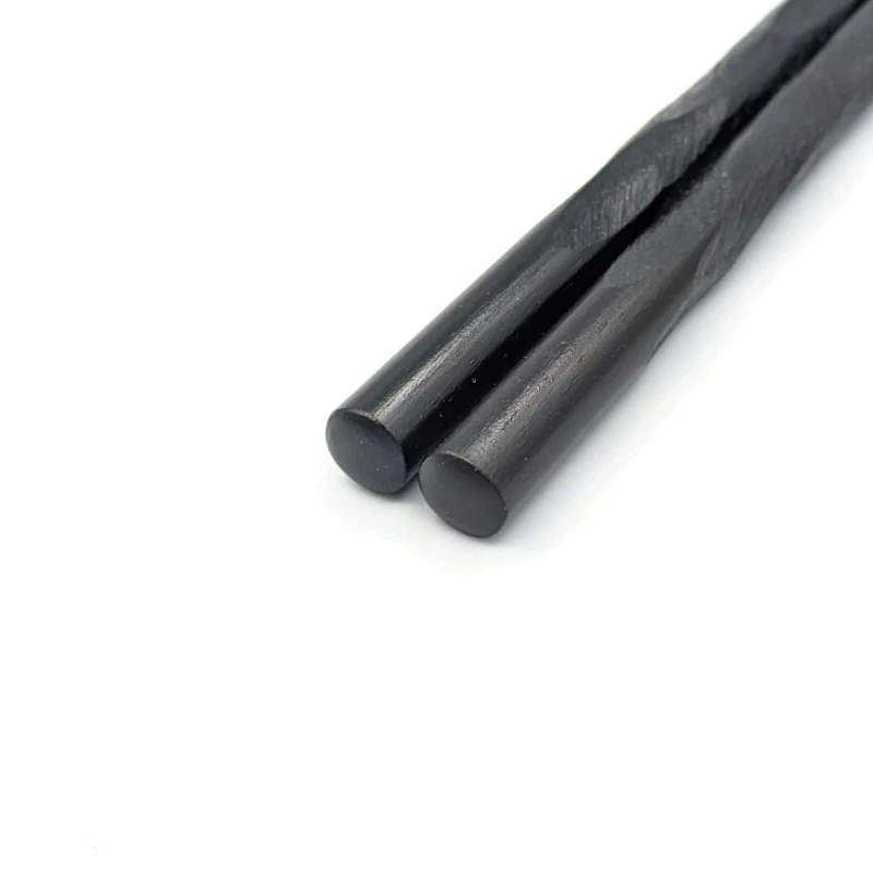 削り黒檀携帯箸　黒檀(大) 3枚目