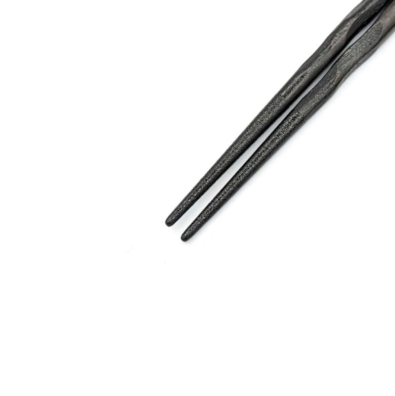 越前漆器　食洗対応　けずり先石目銀黒 2枚目