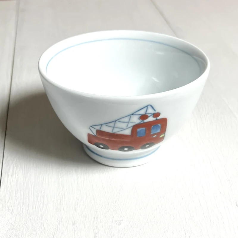 僕のうつわ　茶碗　消防車