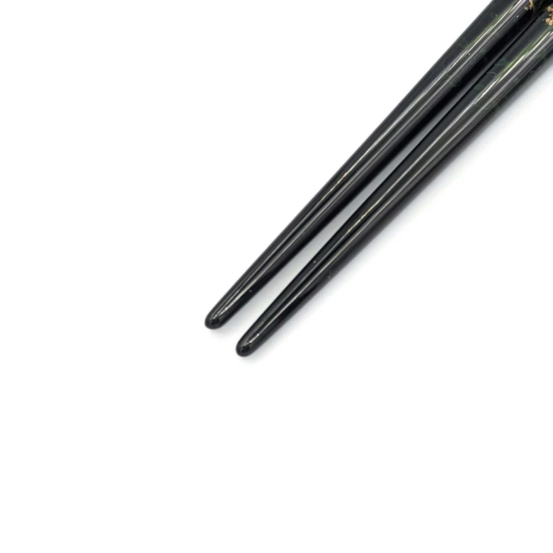 津軽塗箸　胴張太口　梨地 2枚目