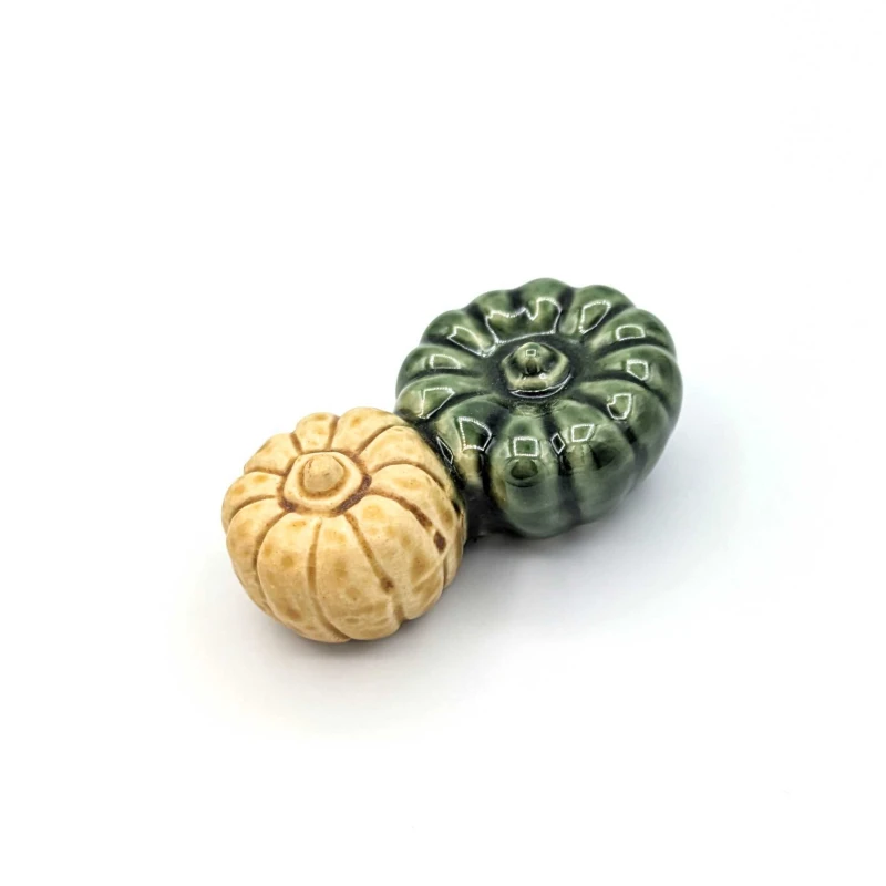 京焼　箸置　野菜　カボチャ