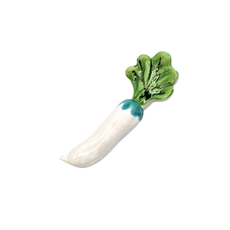 京焼 箸置 青交趾大根