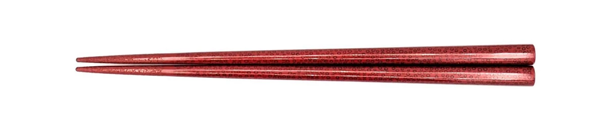 津軽塗　七々子(赤)18cm