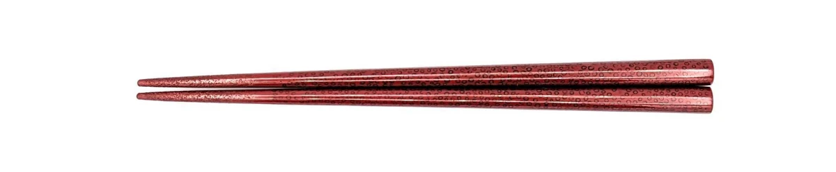 津軽塗　七々子(赤)16.5cm