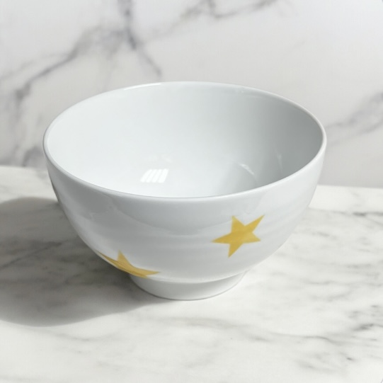 小夏オリジナル　スター・黄色　茶碗　(小)