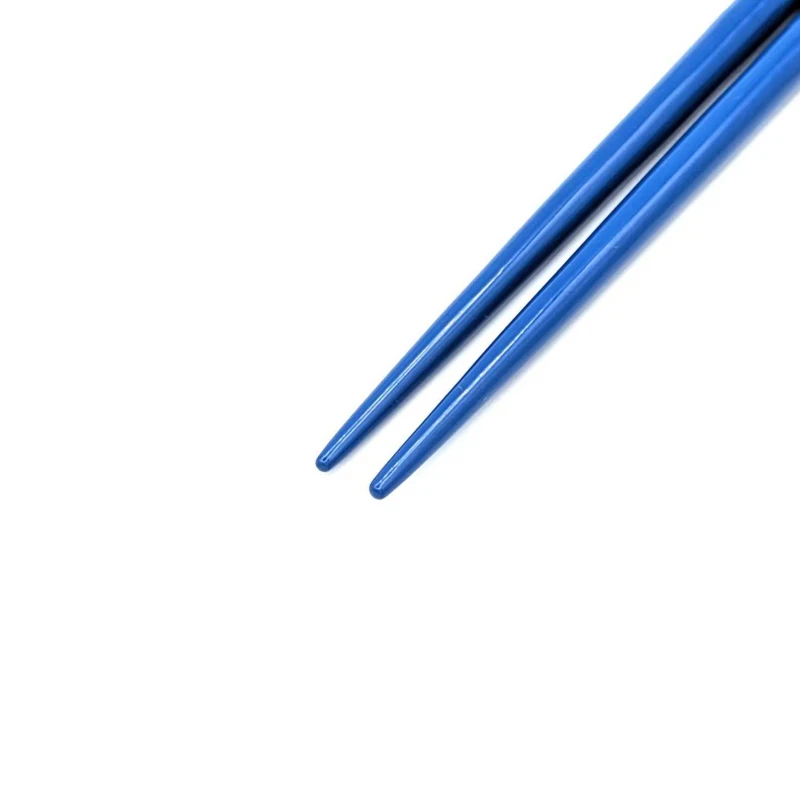 籃胎漆器箸　極細　青 1枚目