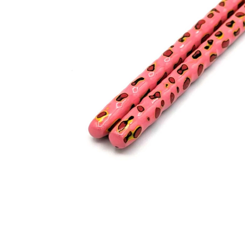 籃胎漆器箸　極細　ピンク 2枚目