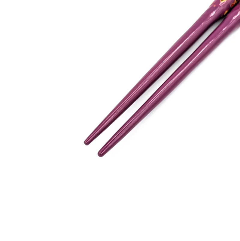 籃胎漆器箸　艶有　紫 1枚目