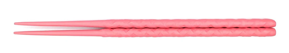 籃胎漆器箸　ナチュラル　ピンク