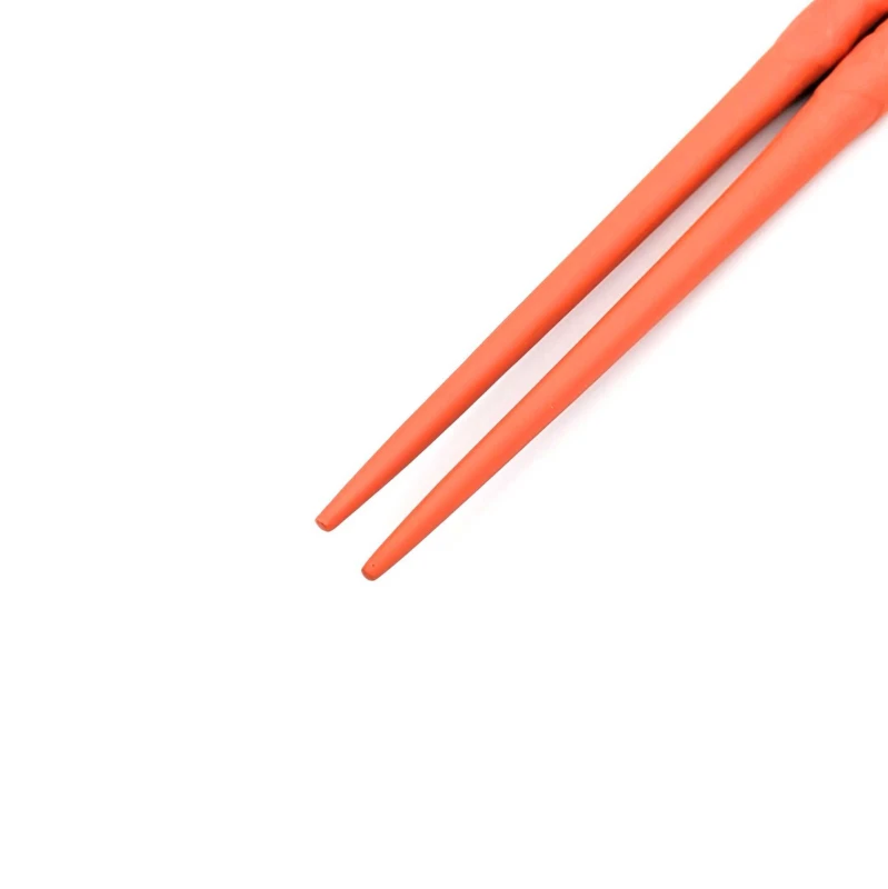 籃胎漆器箸　ナチュラル　だいだい 1枚目