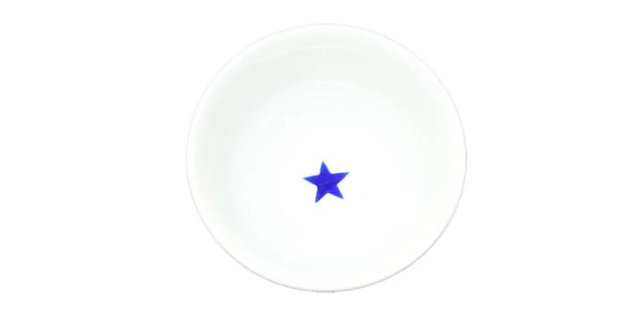 小夏オリジナル　スター・青色　茶碗　(ミニ) 2枚目