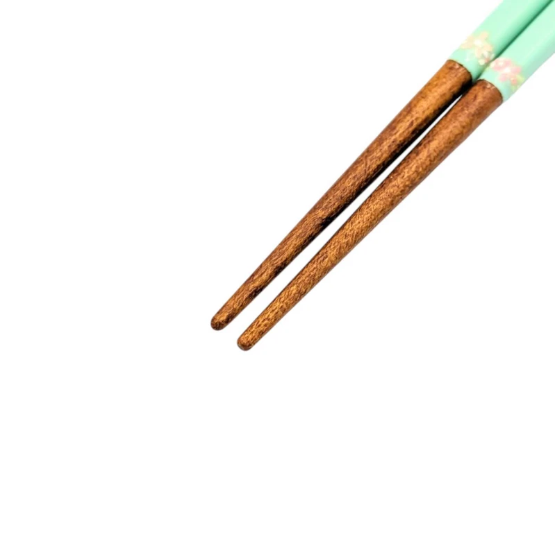 若狭塗箸　子供箸　日曜日のおでかけ(青)　18cm 1枚目