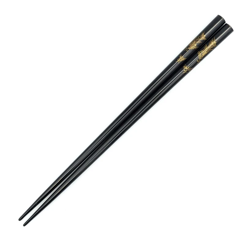 輪島塗　沈金若松(大) 3枚目