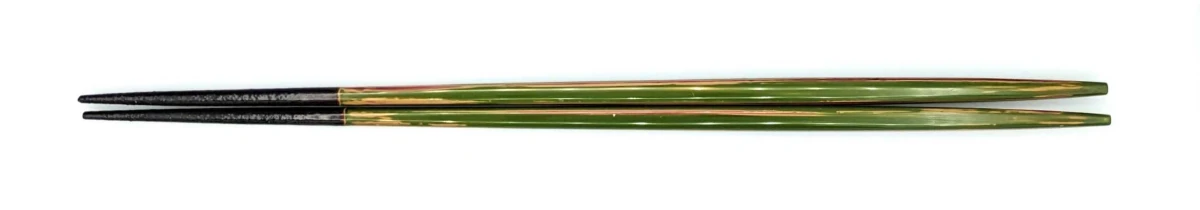 新潟漆器利休箸　葉桜(中)