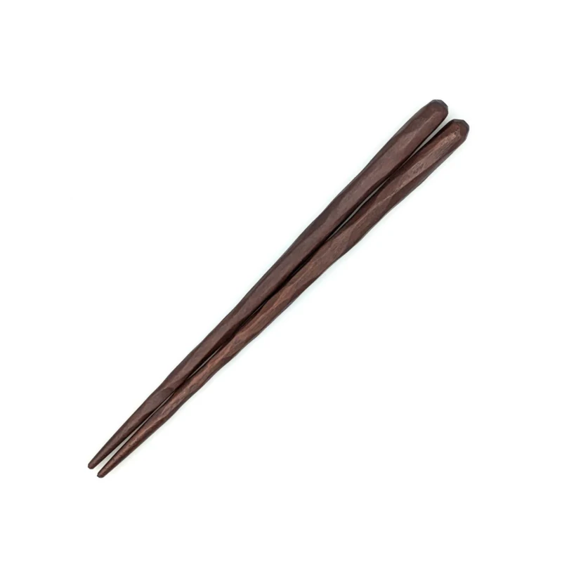 けずり子供箸　拭漆　17cm 3枚目