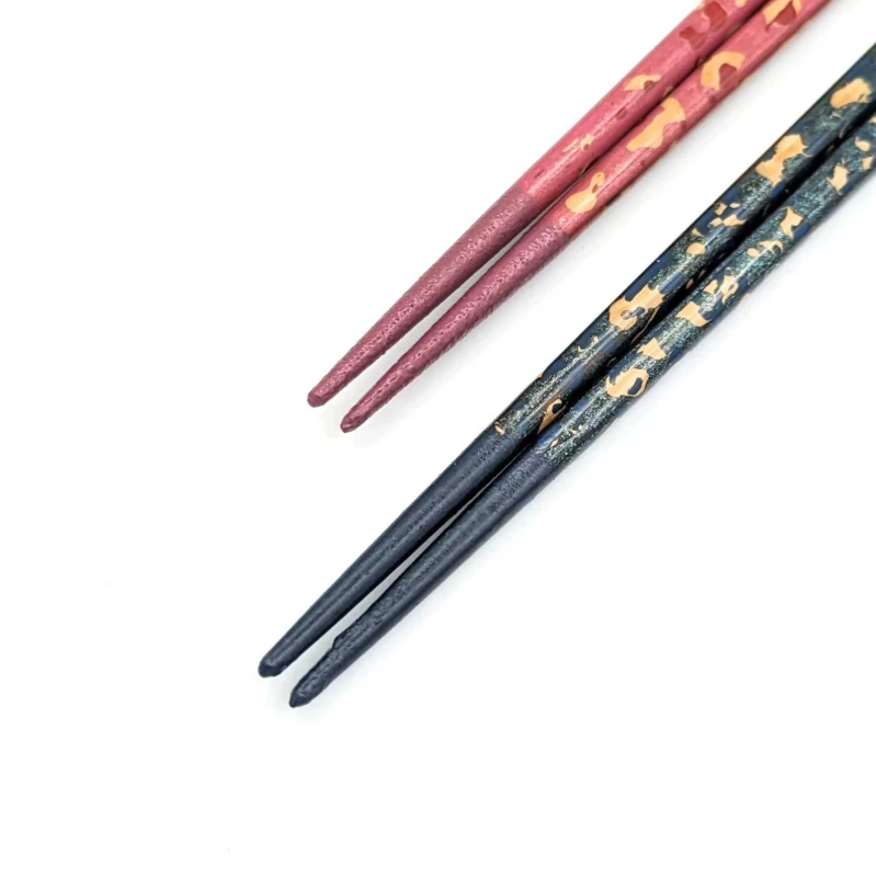 【送料無料】津軽塗箸　春夏秋冬 夫婦箸セット【桐箱入】 1枚目