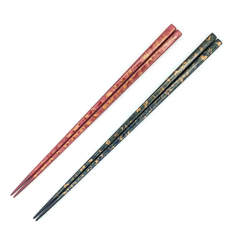 【送料無料】津軽塗箸　春夏秋冬 夫婦箸セット【桐箱入】 3枚目