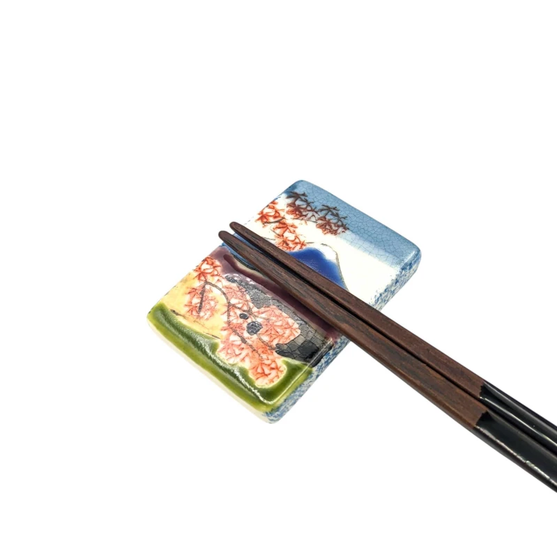 京焼　箸置　富士景色　秋 2枚目