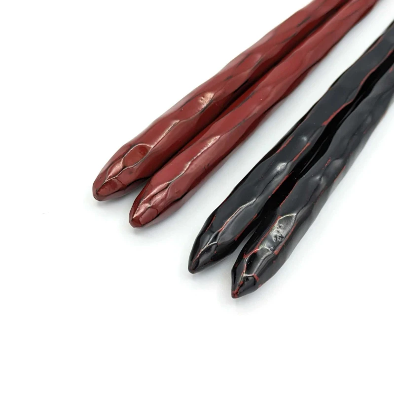 【送料無料】削り箸　曙　根来夫婦箸セット【桐箱入】 2枚目