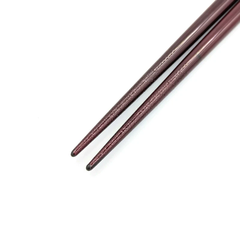食洗機対応　若狭塗箸　置貝金ライン　茶溜 1枚目
