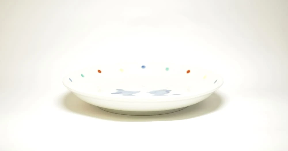 小夏オリジナル　いぬ＆ねこ　楕円皿(小) 3枚目