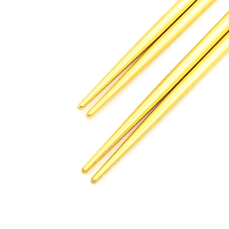 【送料無料】若狭塗箸　純金全面貼　夫婦箸セット【桐箱入】 1枚目