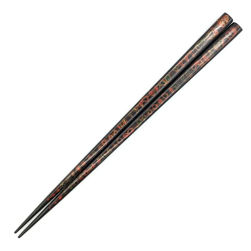 津軽塗箸　唐塗　呂　28cm 3枚目