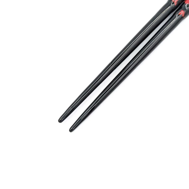 籃胎漆器箸　極細　黒 1枚目