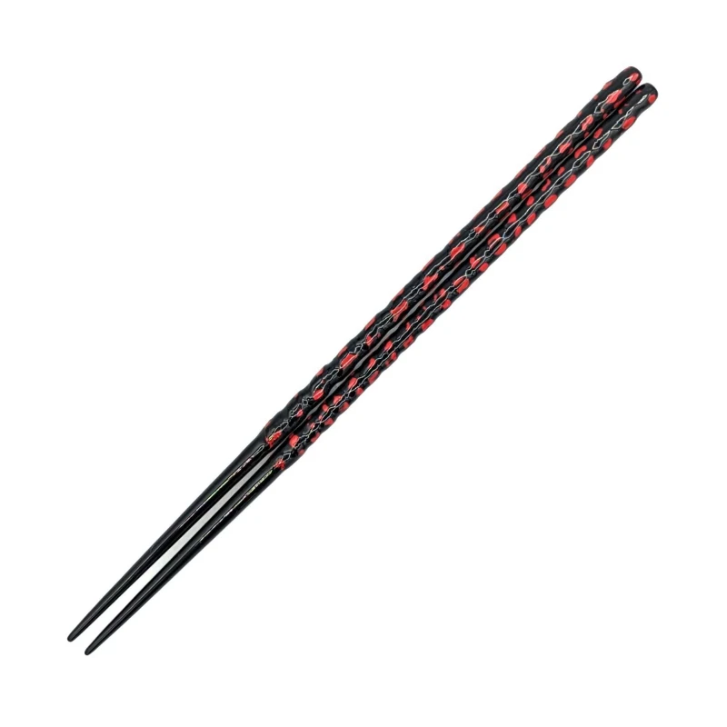 籃胎漆器箸　極細　黒 3枚目