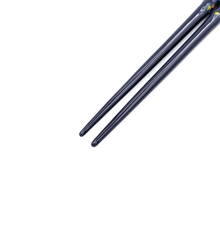 籃胎漆器箸　極細　紺 1枚目