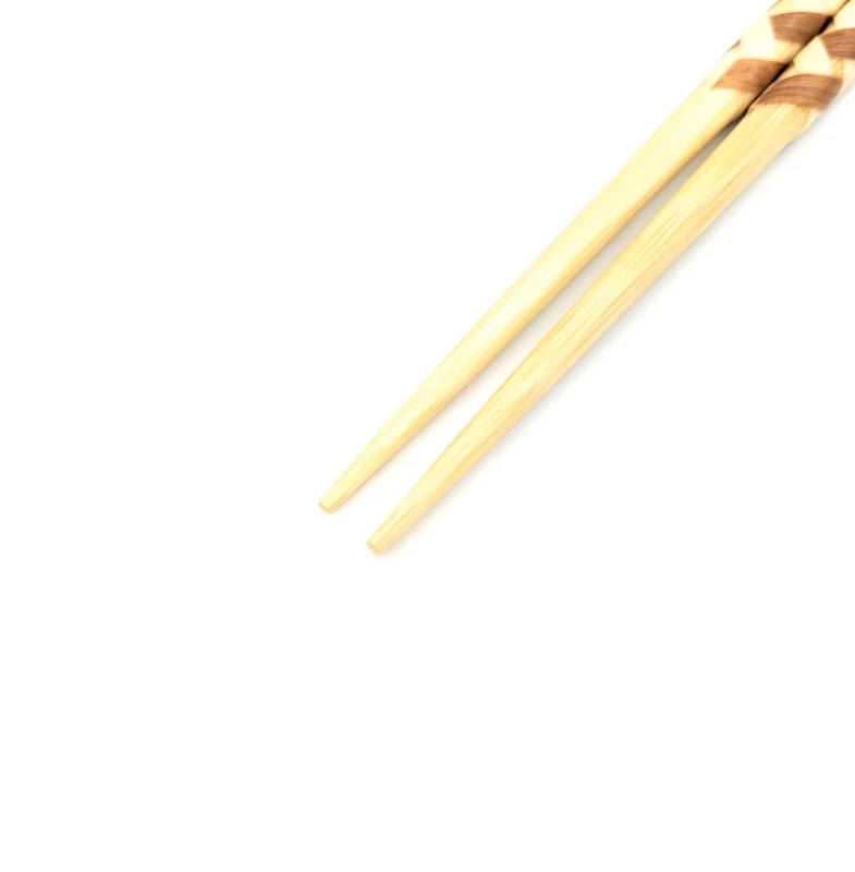 籃胎漆器箸 草木染め 山桜 1枚目