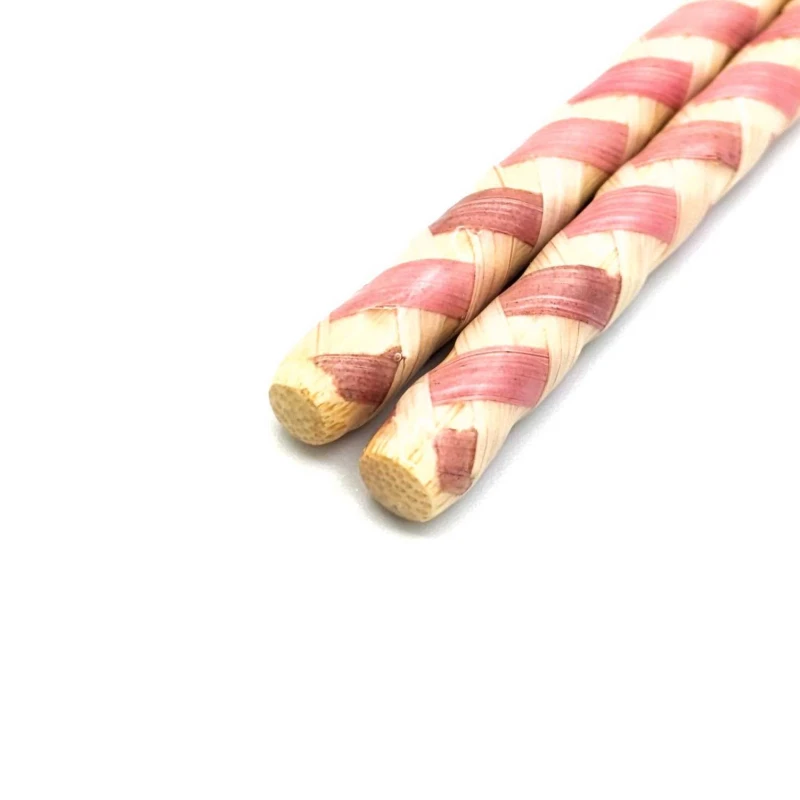 籃胎漆器箸 草木染め 紫蘇 2枚目