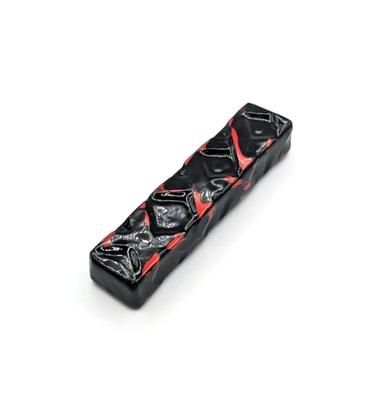 籃胎漆器　箸置　黒