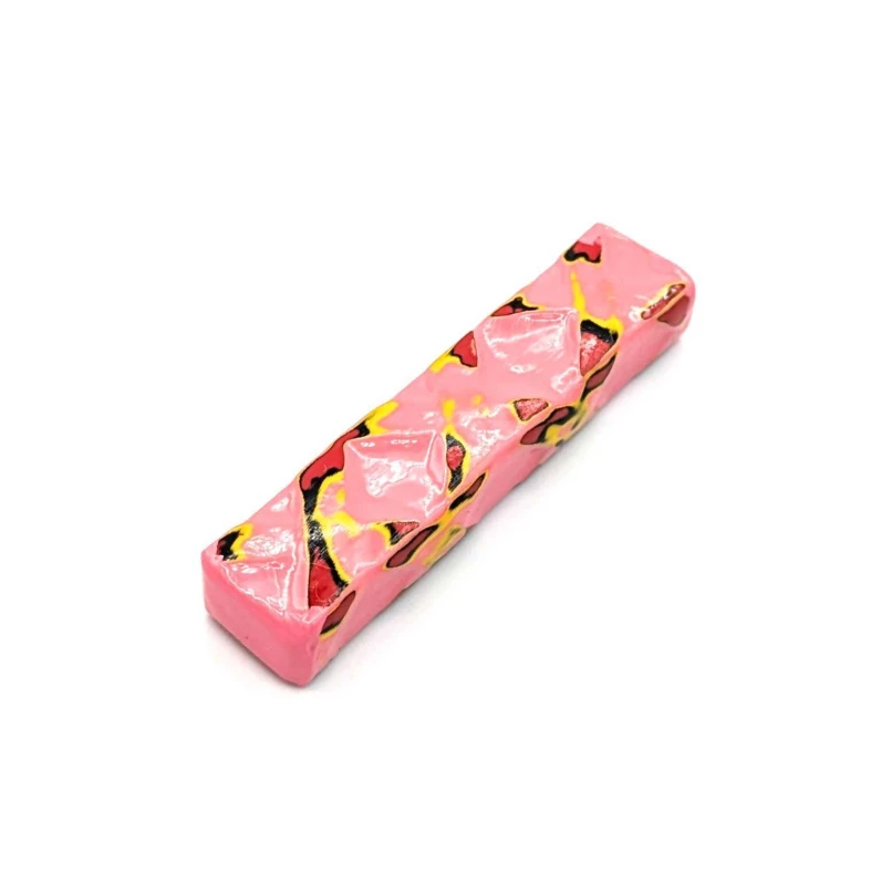 籃胎漆器　箸置　ピンク