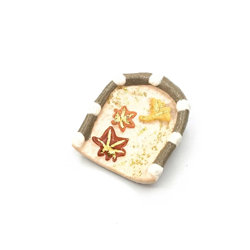 京焼 箸置 ちりとり紅葉・銀杏