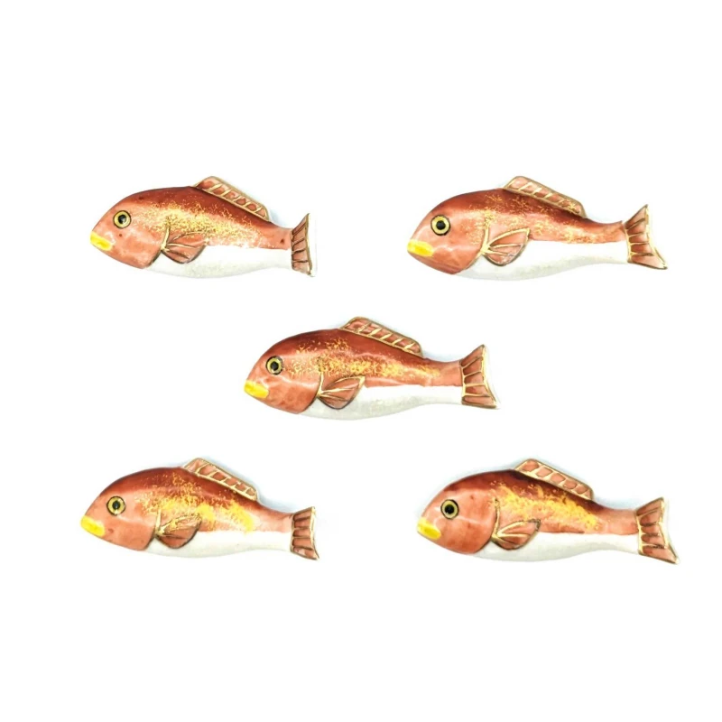 京焼 箸置 赤鯛 5個セット