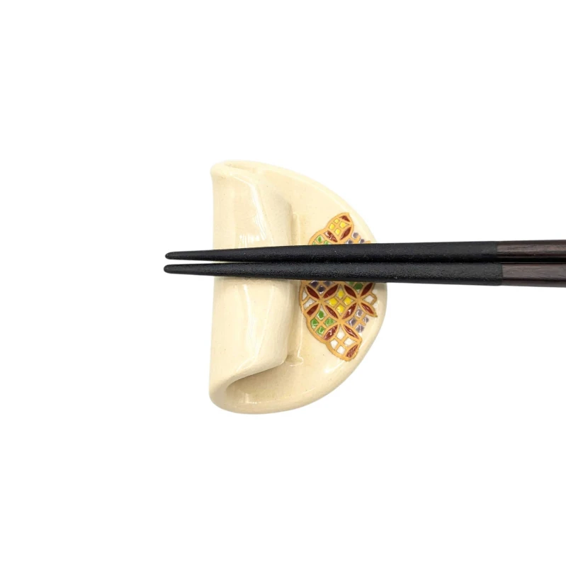 薩摩焼 箸置 赤 2枚目