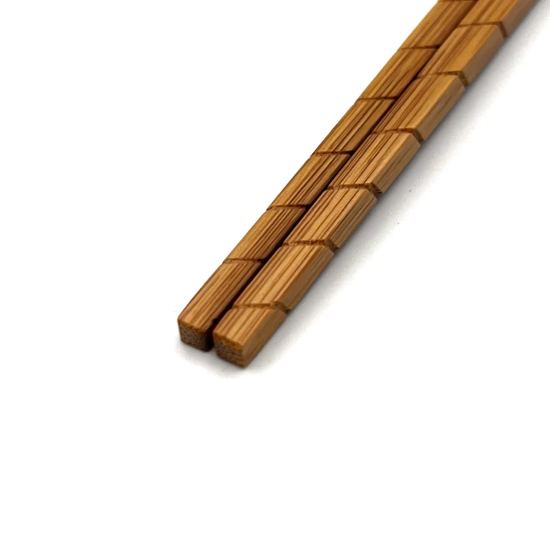 薩摩竹　煤竹藤巻角箸　33cm 1枚目