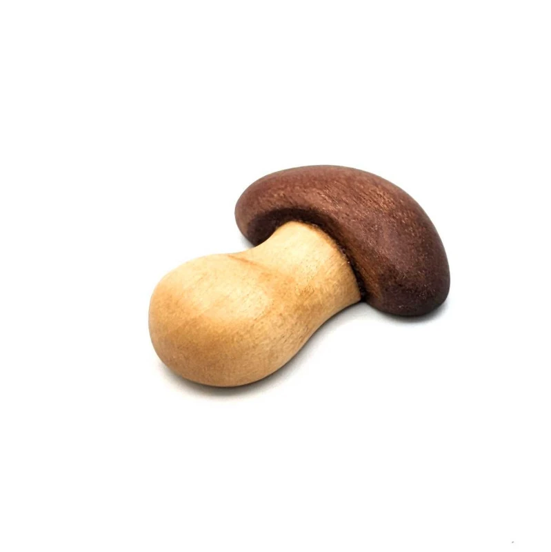 箸置　きのこ　赤木＋白木 2枚目